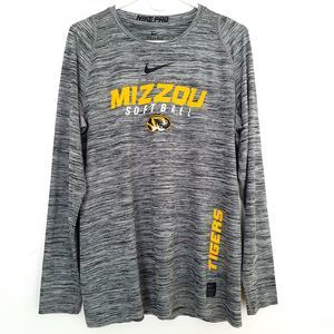 Nike Pro Dri-Fit MIZZOU softball top size L